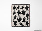 Ghost Woven Throw Blanket