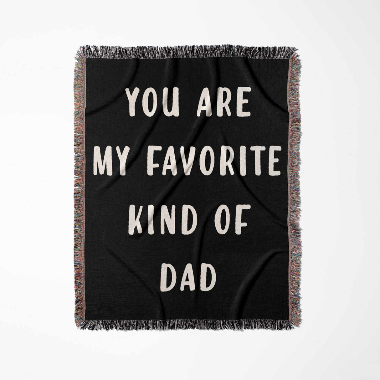 Gift for Dad for Father’s Day, Birthday, Christmas Gift Idea, Customized Woven Throw Blanket