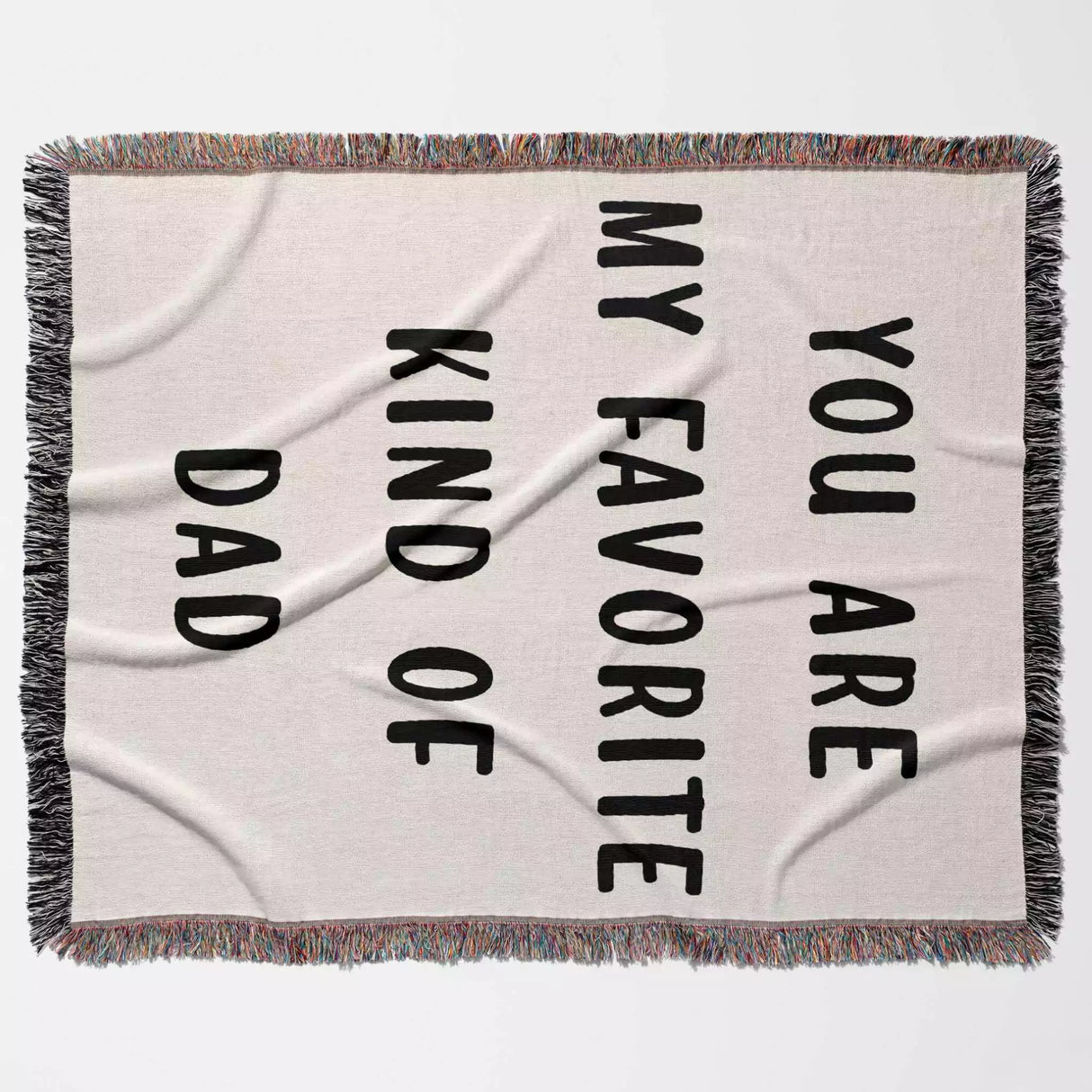 Gift for Dad for Father’s Day, Birthday, Christmas Gift Idea, Personalized Woven Throw Blanket - DesignerOllie.com