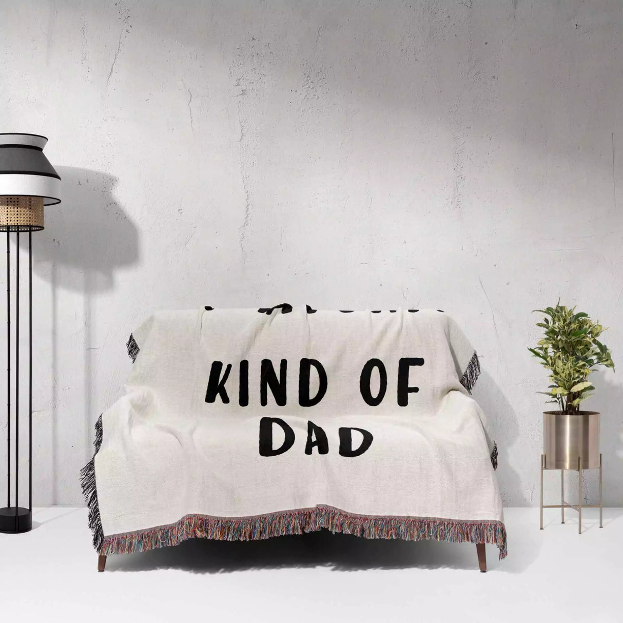 Gift for Dad for Father’s Day, Birthday, Christmas Gift Idea, Personalized Woven Throw Blanket - DesignerOllie.com
