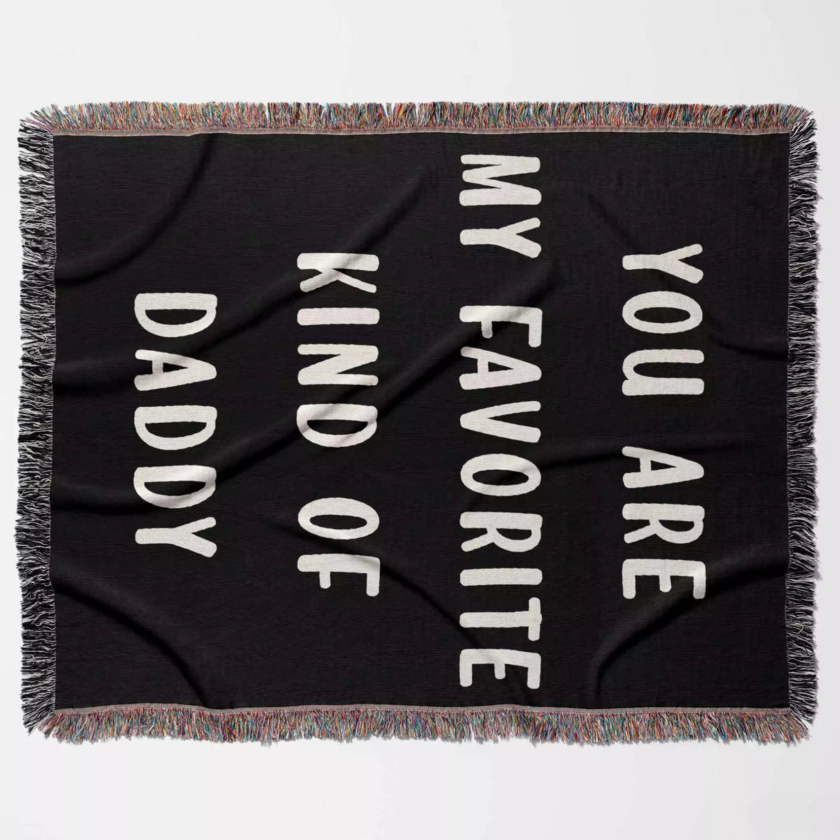 Gift for Daddy for Father’s Day, Birthday, Christmas Gift Idea, Customized Woven Throw Blanket - DesignerOllie.com