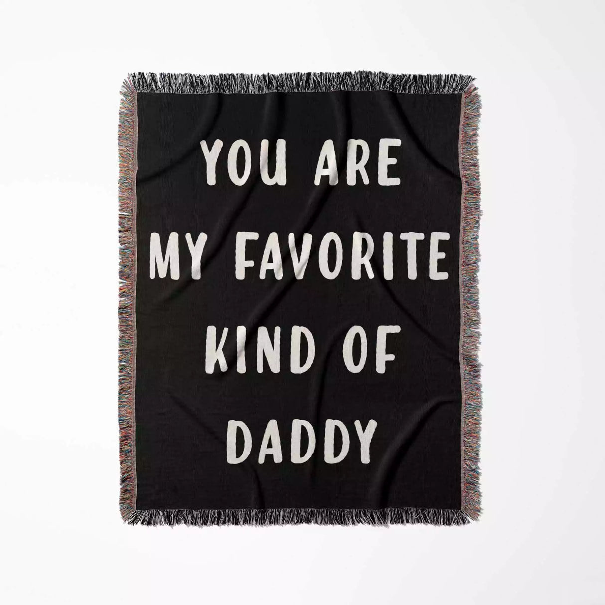Gift for Daddy for Father’s Day, Birthday, Christmas Gift Idea, Customized Woven Throw Blanket - DesignerOllie.com