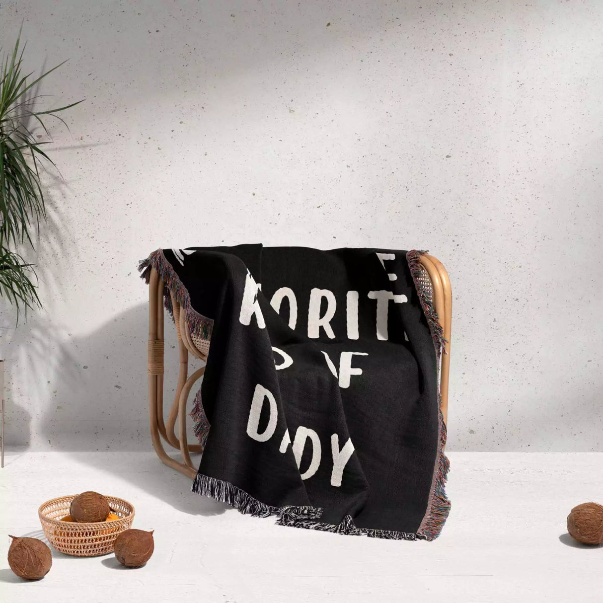 Gift for Daddy for Father’s Day, Birthday, Christmas Gift Idea, Customized Woven Throw Blanket - DesignerOllie.com