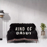 Gift for Daddy for Father’s Day, Birthday, Christmas Gift Idea, Customized Woven Throw Blanket - DesignerOllie.com