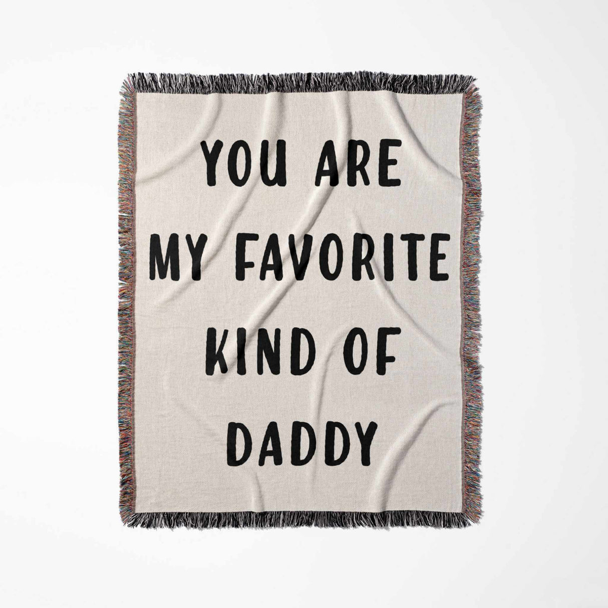 Gift for Daddy for Father’s Day, Birthday, Christmas Gift Idea, Personalized Woven Throw Blanket