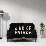 Gift for Father for Father’s Day, Birthday, Christmas Gift Idea, Customized Woven Throw Blanket