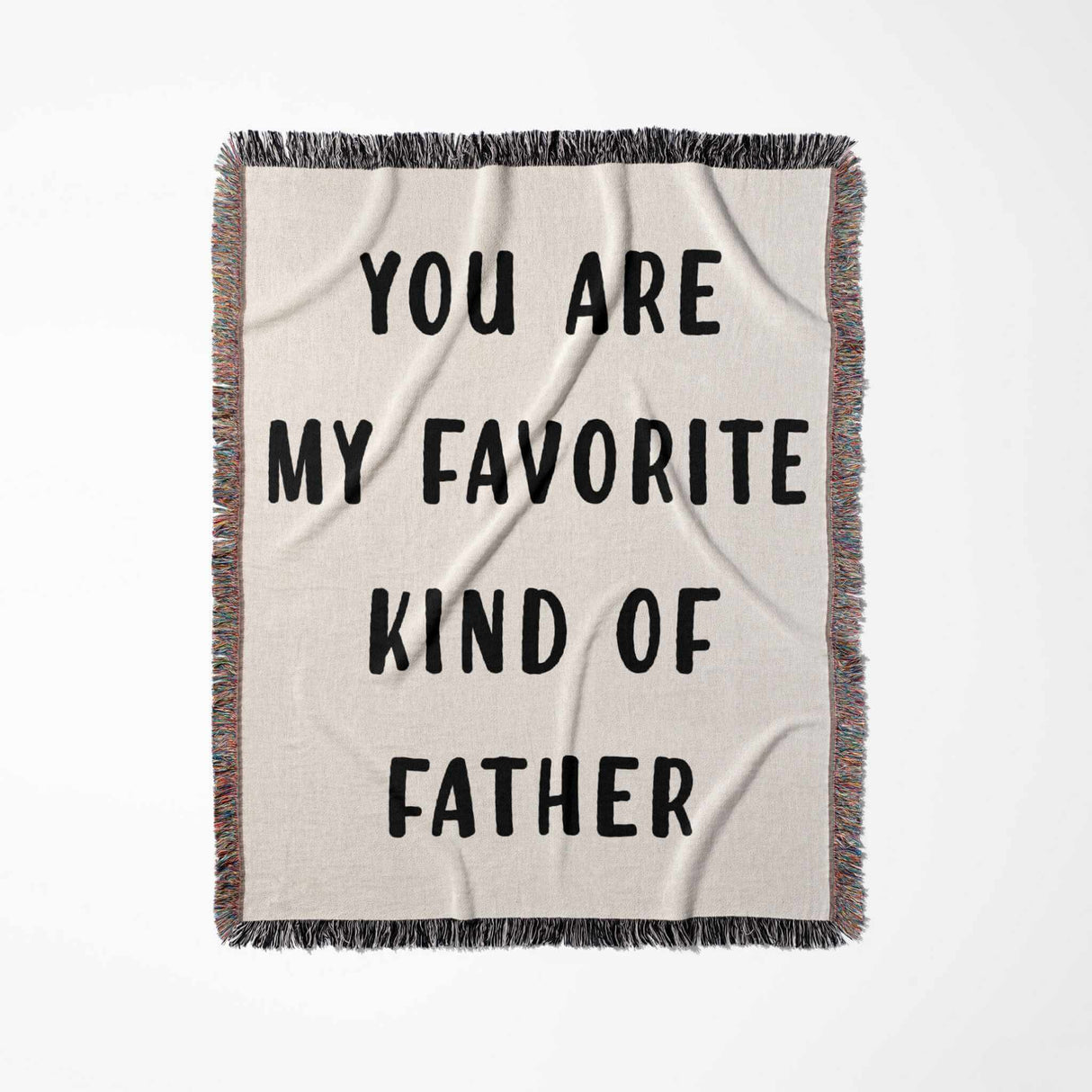 Gift for Father for Father’s Day, Birthday, Christmas Gift Idea, Personalized Woven Throw Blanket