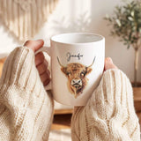 Highland Cow Custom Mug