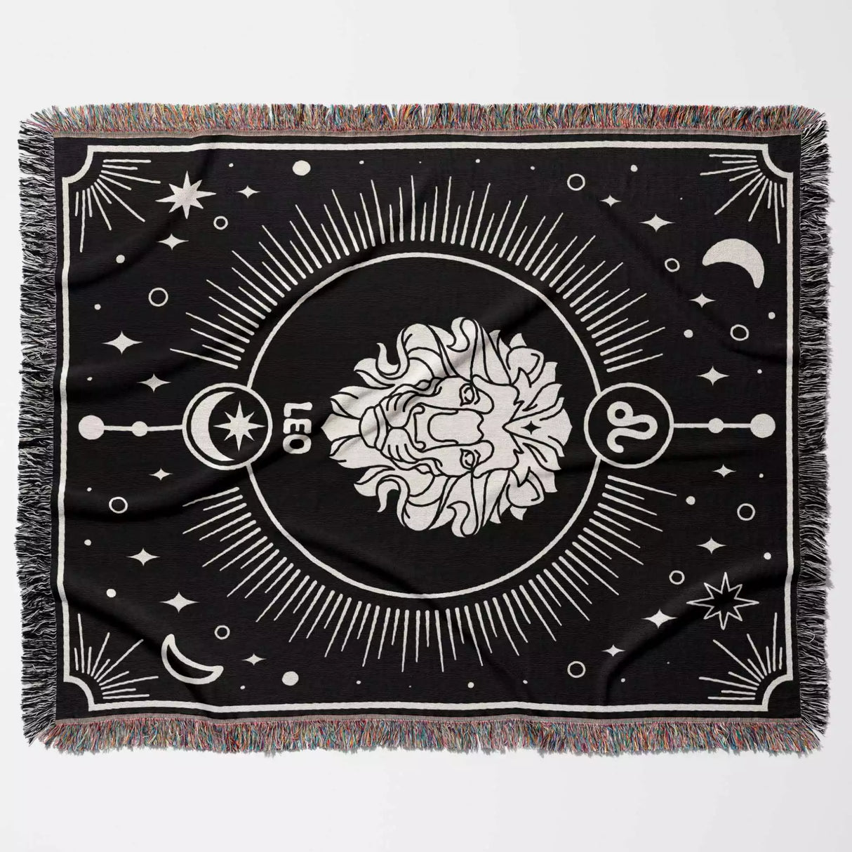 Leo Zodiac Blanket, Unique Birthday Present for Wife and Husband - DesignerOllie.com