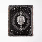 Leo Zodiac Blanket, Unique Birthday Present for Wife and Husband - DesignerOllie.com
