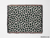 Leopard Print Black and Forest Green Woven Throw Blanket and Tapestry