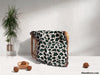 Leopard Print Black and Forest Green Woven Throw Blanket and Tapestry