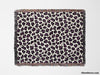 Leopard Print Black and Purple Woven Throw Blanket and Tapestry