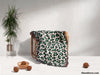 Leopard Print Woven Black and Light Green Throw Blanket and Tapestry