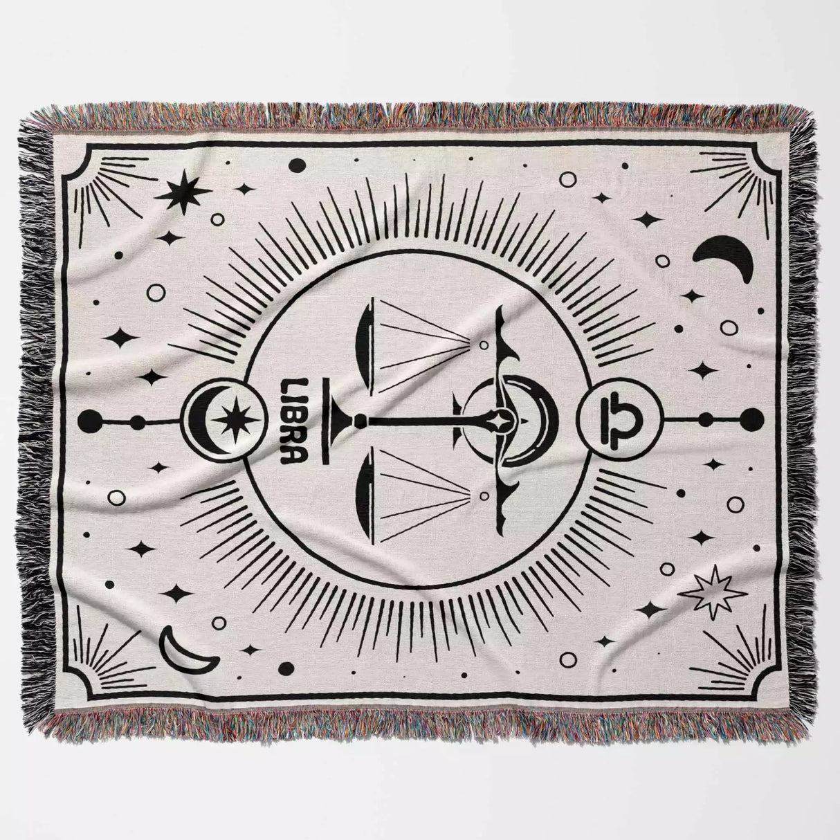 Libra Zodiac Blanket, Unique Birthday Gift Idea for Women and Men - DesignerOllie.com