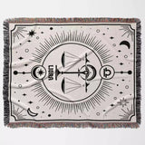 Libra Zodiac Blanket, Unique Birthday Gift Idea for Women and Men - DesignerOllie.com