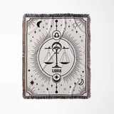 Libra Zodiac Blanket, Unique Birthday Gift Idea for Women and Men - DesignerOllie.com