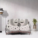 Libra Zodiac Blanket, Unique Birthday Gift Idea for Women and Men - DesignerOllie.com