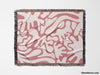 Matisse Style Lighter Red Woven Throw Blanket and Tapestry