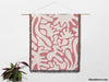 Matisse Style Lighter Red Woven Throw Blanket and Tapestry