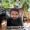 Personalized Photo Cotton Woven Throw Blanket - Unique Gift Idea