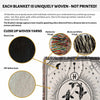 Detailed size chart for the Pisces Zodiac Blanket helps in selecting the perfect fit for any space. This unique birthday gift idea for women and men is available in multiple sizes, ensuring it complements any home decor.