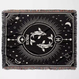 Pisces Zodiac Blanket, Unique Birthday Present for Wife and Husband - DesignerOllie.com