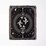 Pisces Zodiac Blanket, Unique Birthday Present for Wife and Husband - DesignerOllie.com