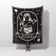Pisces Zodiac Sign Astrology Woman Woven Throw Blanket Tapestry - DesignerOllie.com