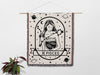 Pisces Zodiac Sign Astrology Woman Woven Throw Blanket and Tapestry Blanket