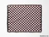 Red Checker Woven Throw Blanket