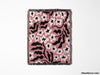 Groovy Black and Light Red Woven Throw Blanket and Tapestry