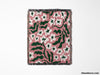 Retro Groovy Forest Green and Light Red Woven Throw Blanket and Tapestry