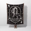 Sagittarius Zodiac Sign Astrology Woman Woven Throw Blanket Tapestry - DesignerOllie.com