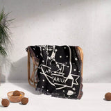 Sagittarius Zodiac Sign Astrology Woman Woven Throw Blanket Tapestry - DesignerOllie.com