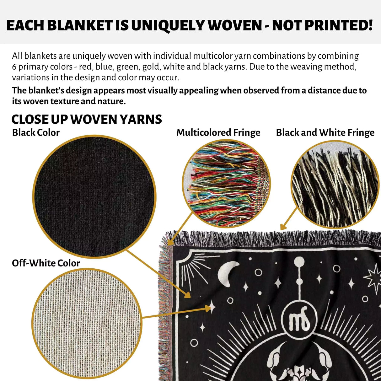 Scorpio Zodiac Blanket, Unique Birthday Present for Wife and Husband - DesignerOllie.com