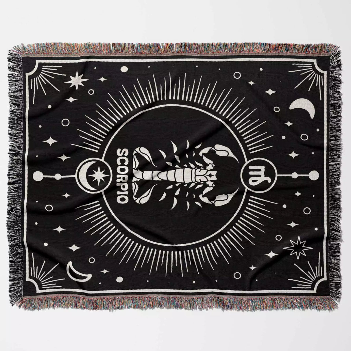 Scorpio Zodiac Blanket, Unique Birthday Present for Wife and Husband - DesignerOllie.com