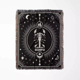 Scorpio Zodiac Blanket, Unique Birthday Present for Wife and Husband - DesignerOllie.com