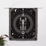 Scorpio Zodiac Blanket, Unique Birthday Present for Wife and Husband - DesignerOllie.com
