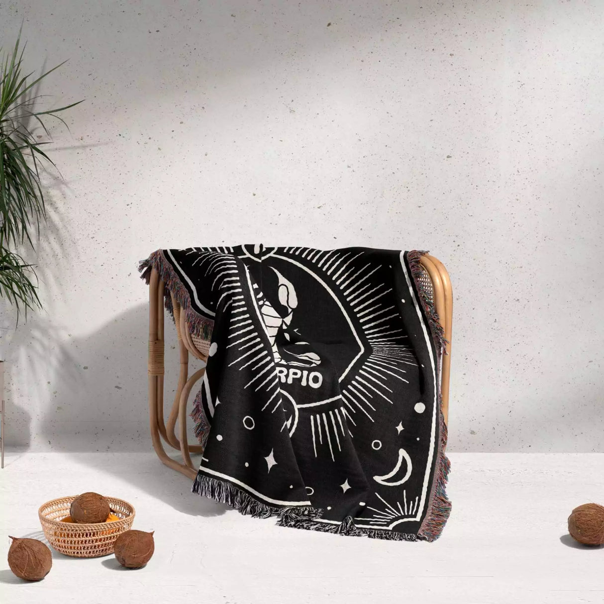 Scorpio Zodiac Blanket, Unique Birthday Present for Wife and Husband - DesignerOllie.com