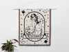 Scorpio Zodiac Sign Astrology Woman Woven Throw Blanket and Tapestry Blanket