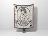 Virgo Zodiac Sign Astrology Woman Woven Throw Blanket and Tapestry Blanket